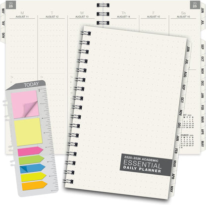 Global Printed Products Essential 5"x8" Monthly & Weekly 2025-2026 Planner - (5" x 8" - June 2025 Through July 2026)