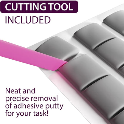 Grey Mounting Putty 480PCs - Sticky Tack Poster Putty - Removable Reusable Wall Putty for Hanging - Sticky Adhesive Putty for Poster Picture Hanging Arts & Crafts