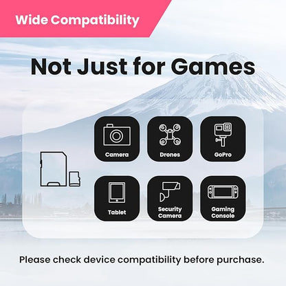MMOMENT 512GB Gaming Memory Card, Micro SDXC Card, A2, UHS-I, U3, V30, Class10, Up to 160MB/s Read and120MB/s Write Speed (MM23 PRO)