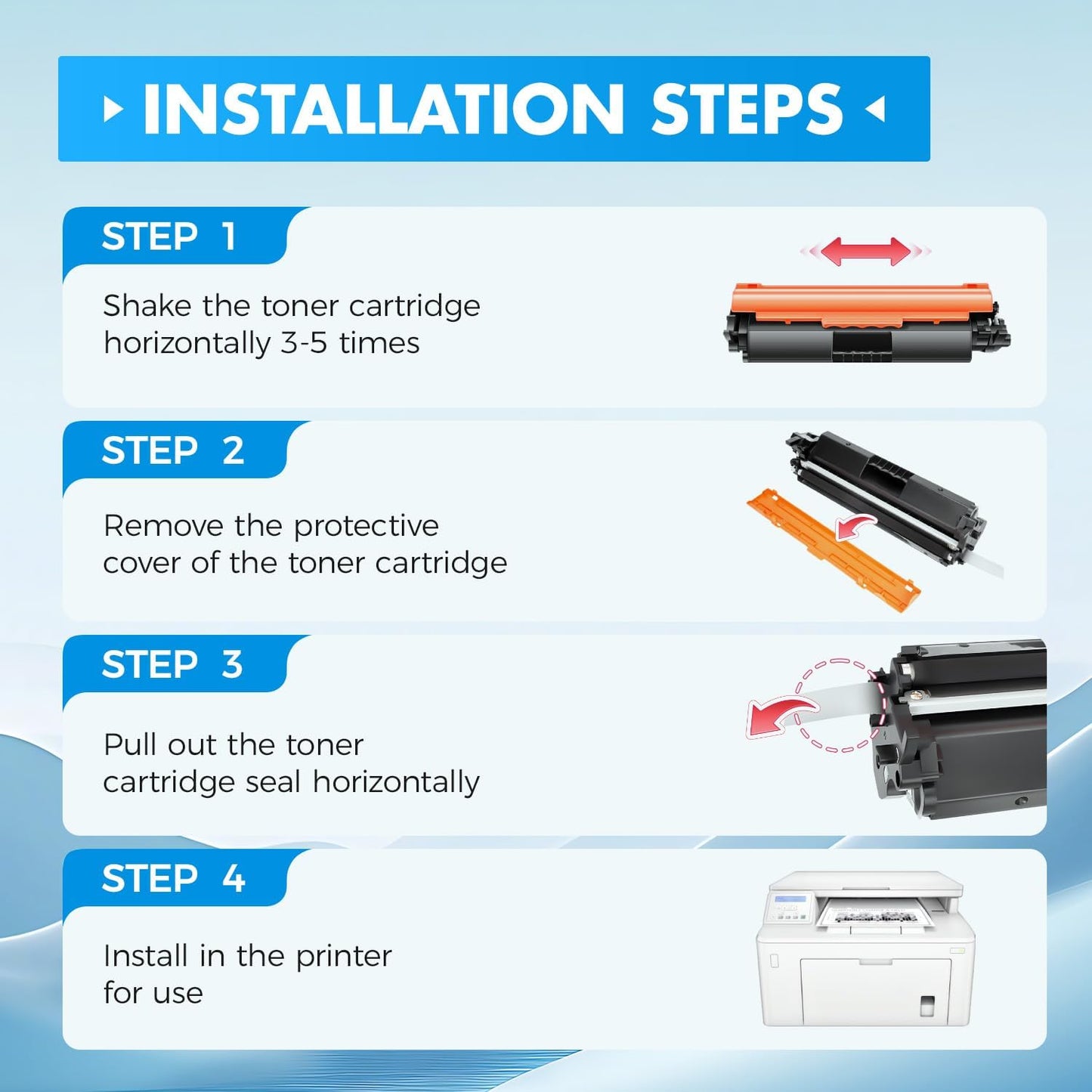 30A Black Toner Cartridge 2-Pack with chip High Yield Replacement for HP 30A CF230A 30X CF230X Compatible for HP LaserJet Pro MFP M227fdw M227fdn M203dw M227sdn M203dn M203d Printer M277 M203 Ink Copy
