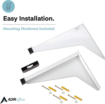 Adir Blueprint Wall Rack - Blueprint Plans Organizer and Construction Plan Holder - Poster Display and Map Rack for Office and Home (Without Blueprint Clamps)