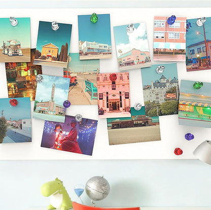 Ant Mag Magnetic Push Pins Strong Push Pin Magnets for Fridge Whiteboards Calendars Maps in School & Office Pack of 52 Assorted