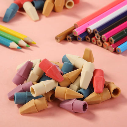 Mr. Pen- Pencil Erasers Toppers, 120 Pack, Colorful, Latex Free, No Smudge, Mr Pen Erasers for Pencils