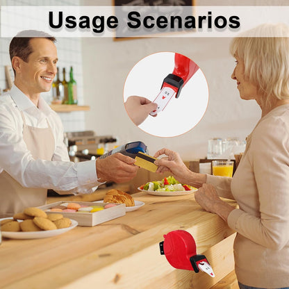 Ticket Dispenser Take a Number Ticket Number Dispenser with 1 Roll 2 Digit Ticket Roll 20 Groups Number from 00-99 (2 Digit, red)