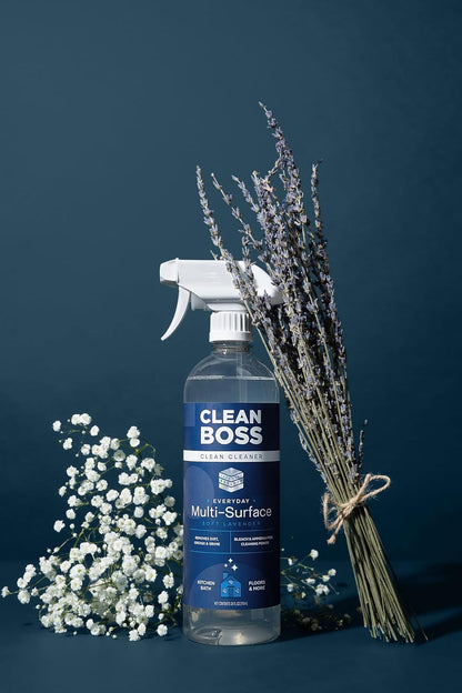 CleanBoss Everyday Multi-Surface Cleaner, Plant-Powered, For Kitchen, Bath, Floors (2)