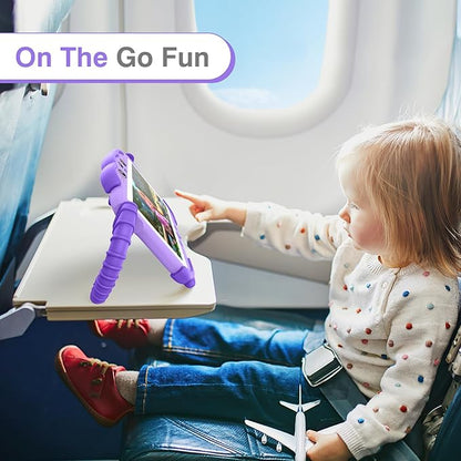 Kids Tablet 7IN Tablet for Kids 3-7 Toddler Tablet, Tablet for Toddler Learning Tablet Kids 32GB with Educational Games, GMS, Parent Controls, WIFI Kids Learning Tablet Toddler Boy Girl (Purple)