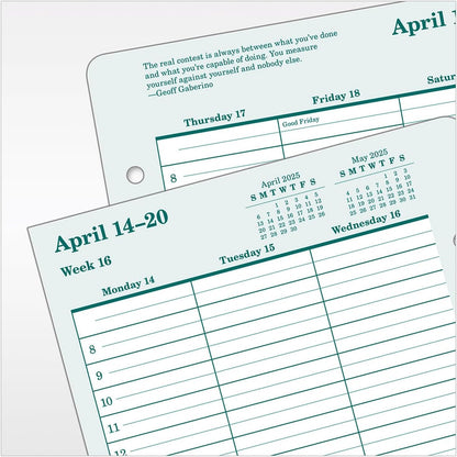 FranklinCovey - Original Weekly Ring-Bound Planner (Classic, Apr 2025 - Mar 2026)
