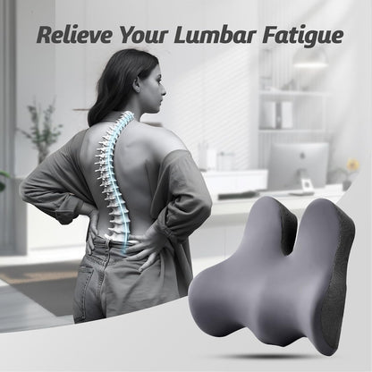 Seat Cushion for Tailbone Pain Relief X-Large,Ergonomic Office Chair Cushion for Butt Hip Lower Back & Sciatica Pain Relief Pillow,Pressure Relief Seat Cushion for Long Sitting,Office & Car (Black)