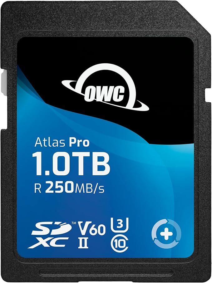 OWC Atlas Pro 1.0TB SDXC UHS-II V60 Media Card