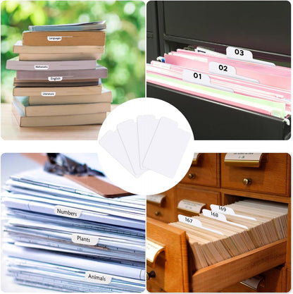 198PCS Trading Card Dividers, Paper Card Dividers, Standard Vertical Card Divider for MTG/Sports/Games Card Categorization and Management - White