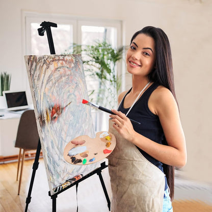 RRFTOK Easel Stand for Sign and Painting: Art Portable Adjustable Metal Tripod Easels for Display Height from 17 to 66 Inch -Canvas Stand for Table-Top/Floor Paint for Artists Adult Holder or Teen