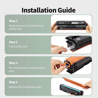 C3210 Toner Cartridges 4 Pack (with Chip) Replacement for Lexmark C3210C0 C3210K0 C3210M0 C3210Y0 Toner Cartridge for Lexmark C3224 C3326 C3426 MC3224 MC3326 MC3426 Printer Ink