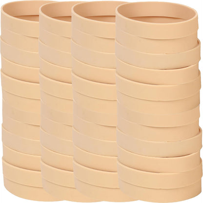 Size #84 Tactical Rubber Bands,Elastic Band Beige Rubber Band 50pcs Heavy Duty Wide For Office Home Supplies(3-1/2" x 1/2'')