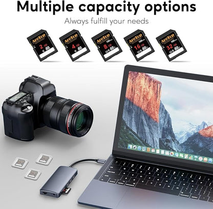 AreTop SD Card 32GB, 5 Pack UHS-I Class 10 SDHC Memory Card, 5 Pack 32GB Full HD Video Secure Digital Cards for Cameras, DSLR, Action Cams and Trail Camera