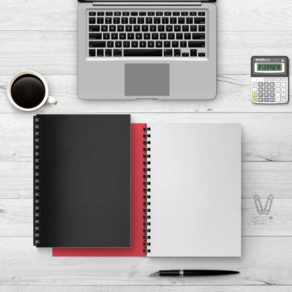 Binditek 10 Pack 13 Mil Glossy Paper Binding Presentation Covers, 250GSM, 90lb, for Business Documents, School Projects, 8-1/2 x 11", Un-Punched, Black, Office Supplies