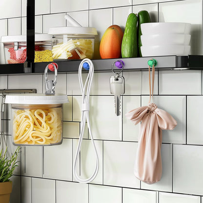 FINDMAG Strong Fridge Magnets, 28 PCS Small Whiteboard Magnets, Colorful Magnetic Push Pins for Refrigerator, Dry Erase Board, School, Kitchen, Locker Accessories