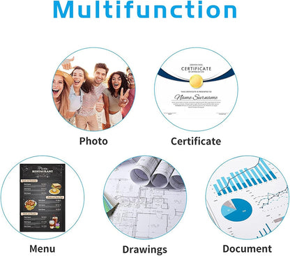 RyhamPaper Thermal Laminating Pouches, Laminating Sheets 9 x 11.5 Inches Letter Size 3 mil, 500 Pack Laminator Sheets for Sealed Document, Cards, Clear Laminated Finish, Round Corner, Waterproof