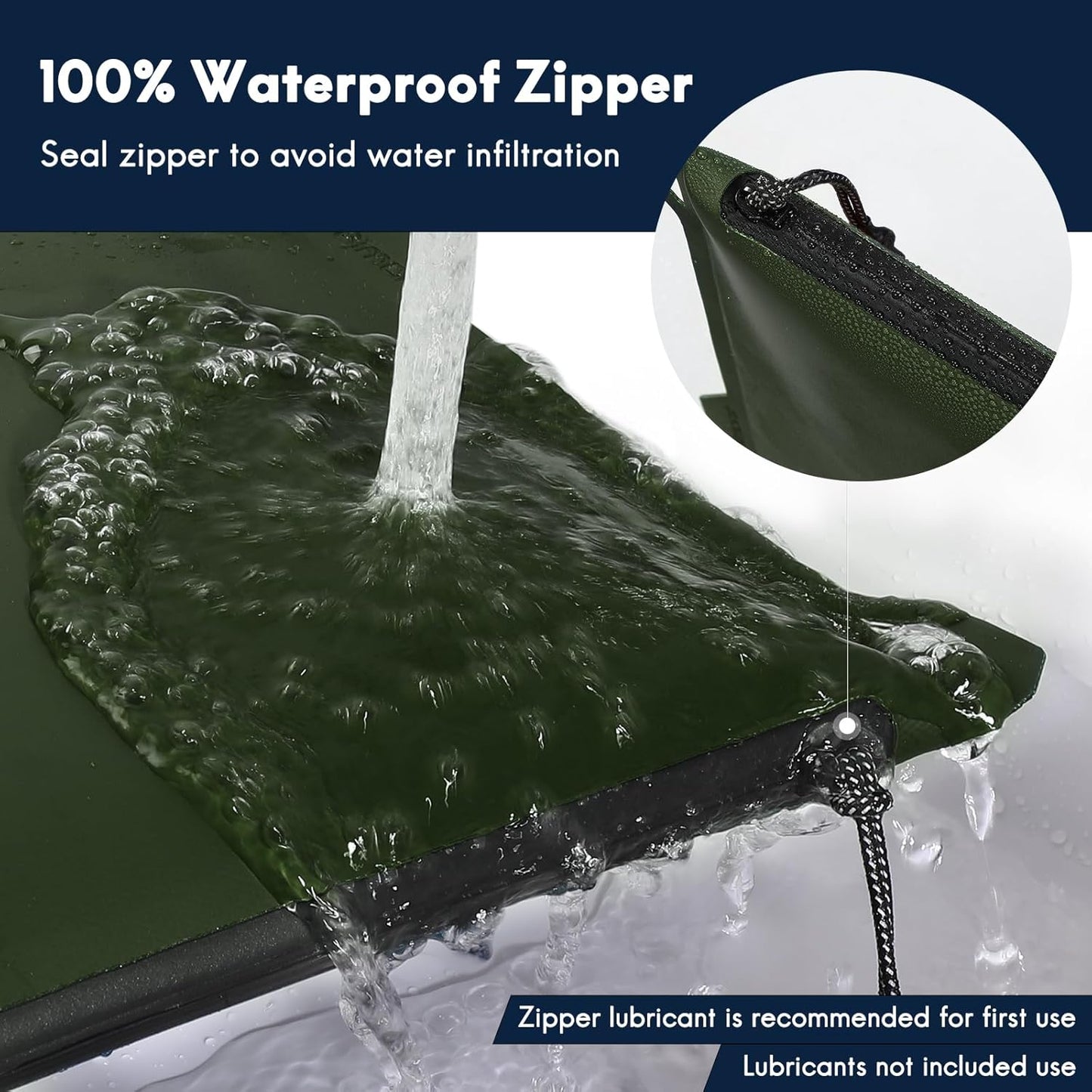 Haimont Waterproof Pouch, Small Waterproof Dry Bag with Upgrade Zipper for Travel Boating Kayaking Hiking Document Organizer