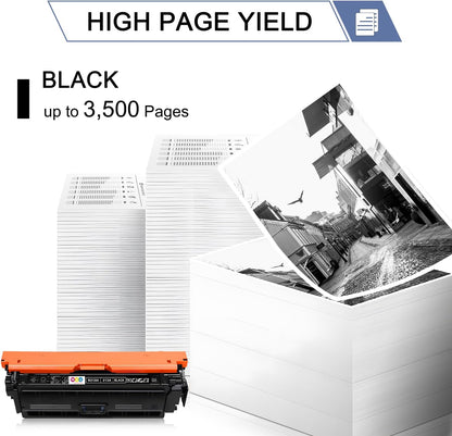 213A Black Toner Cartridge W2130A(with Chip) Compatible with 213A Toner Cartridges for Enterprise 5700dn 6700dn 6701dn, MFP 5800 6800, Flow MFP 5800 6800(1Pack, Black)