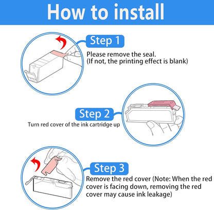 LCL PGI-35 Black Ink Cartridge Replacement for Canon 35 36 PGI35 CLI36 Ink Work with Canon Pixma iP110 iP100 IP100B TR150 mini260 mini320 Printers (6BK)