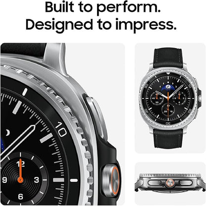 Samsung Galaxy Watch 8 Classic (2025) 46mm LTE Smartwatch, Cushion Design, Rotating Bezel, Quick Button, Sleep Coaching, Running Coach, Energy Score, White [US Version, 2 Yr Warranty]