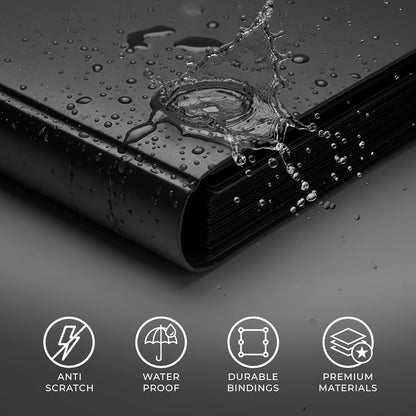 Trading Card Binder Pro-Folio – 9 Pocket Binder - Side-Loading Album, Durable & Acid-Free Storage for Pokémon, YuGiOh, MTG, TCG, Game & Sports Cards, Black