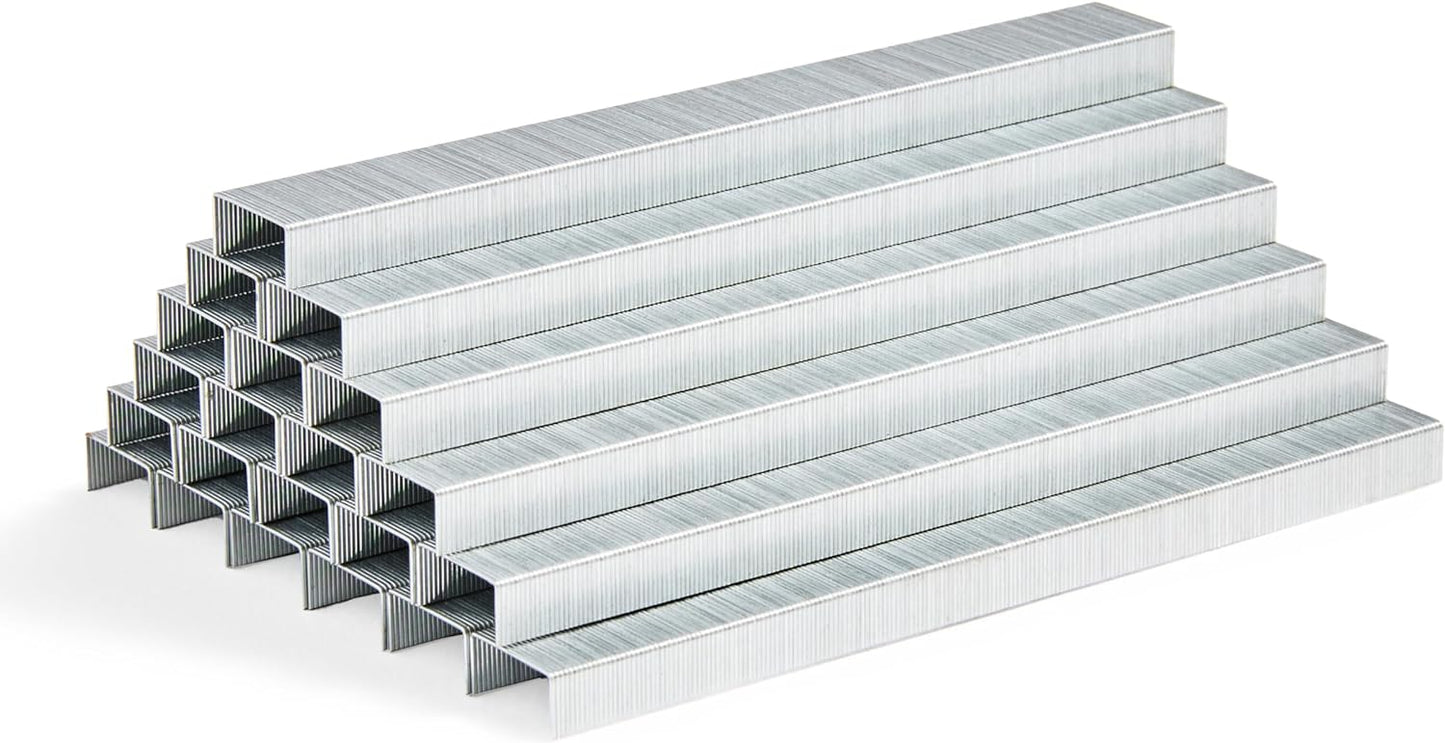 Amazon Basics Standard Stapler Staples, 1/4" Length, 50000 Count, 10-Pack of 5000, Silver