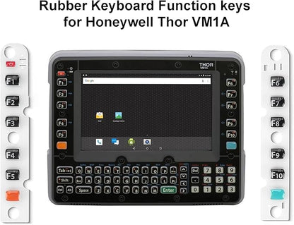 Rubber Function Keypad Set (12-Key) for Honeywell Thor VM1A Vehicle-Mounted Computer,Keyboard