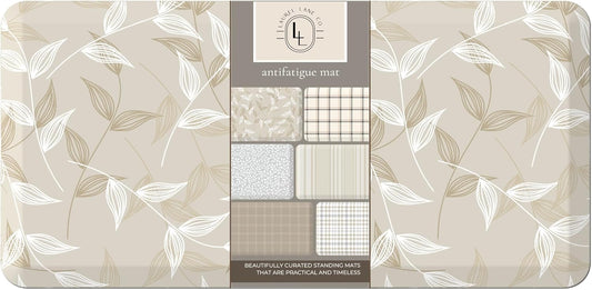 Anti Fatigue Mat by Laurel Lane Co. – Designer Anti Fatigue Mats for Kitchen Floor, Kitchen Mats for Floor, Desk Mat – Cushioned 0.75" Thick – Stain Resistant – Non-Skid Bottom – 20" x 39"