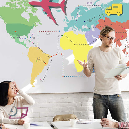 8-1/2 x 11" Neon Color High Light Fluorescent Labels for Laser & Inkjet Printer (Yellow Fluorescent, 3/4" Round - 108 Per Page | 2700 Labels)