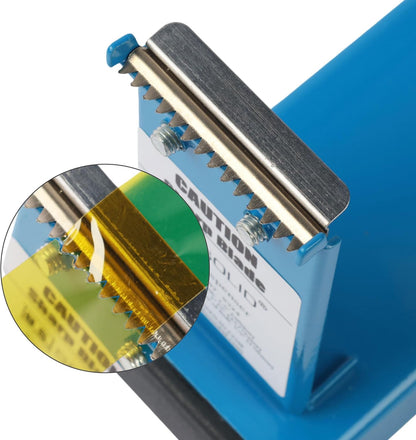 U.S. Solid Desktop Multi-Roll Tape Dispenser - 1.5 Inch Wide, 1 or 3 Inch Core, Iron, Blue