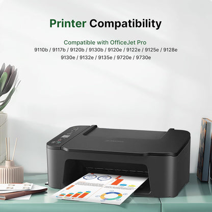 936XL 936 Ink Cartridges High Page Yield with Chip Compatible for HP 936 Ink Cartridges Combo Pack 936 XL 936e Work for OfficeJet Pro 9110 9120 9122 9125 9130 Wide Format 9730 9720 Printer, 4-Pack