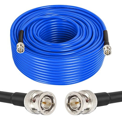XRDS -RF 150FT SDI Cable, 3G/6G-SDI Cable BNC Digital Video Cables 75 Ohm RG59 BNC Male Cables for 3G/6G HD SDI Monitor Video Recorder Converter Splitter Security Camera
