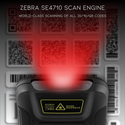 Chainway C66 Wireless Android Handheld 2D/1D/QR Barcode Scanner (Zebra SE4710), Android 13 with Play Store, 5.5” Screen, WiFi, 6FT Drop Rating, for Warehouse Inventory Scanning (Build Your Own)