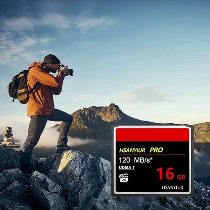 16GB UDMA High Speed,Original CF Card Camera Memory Card for Professional Photographer,Videographer,Enthusiast