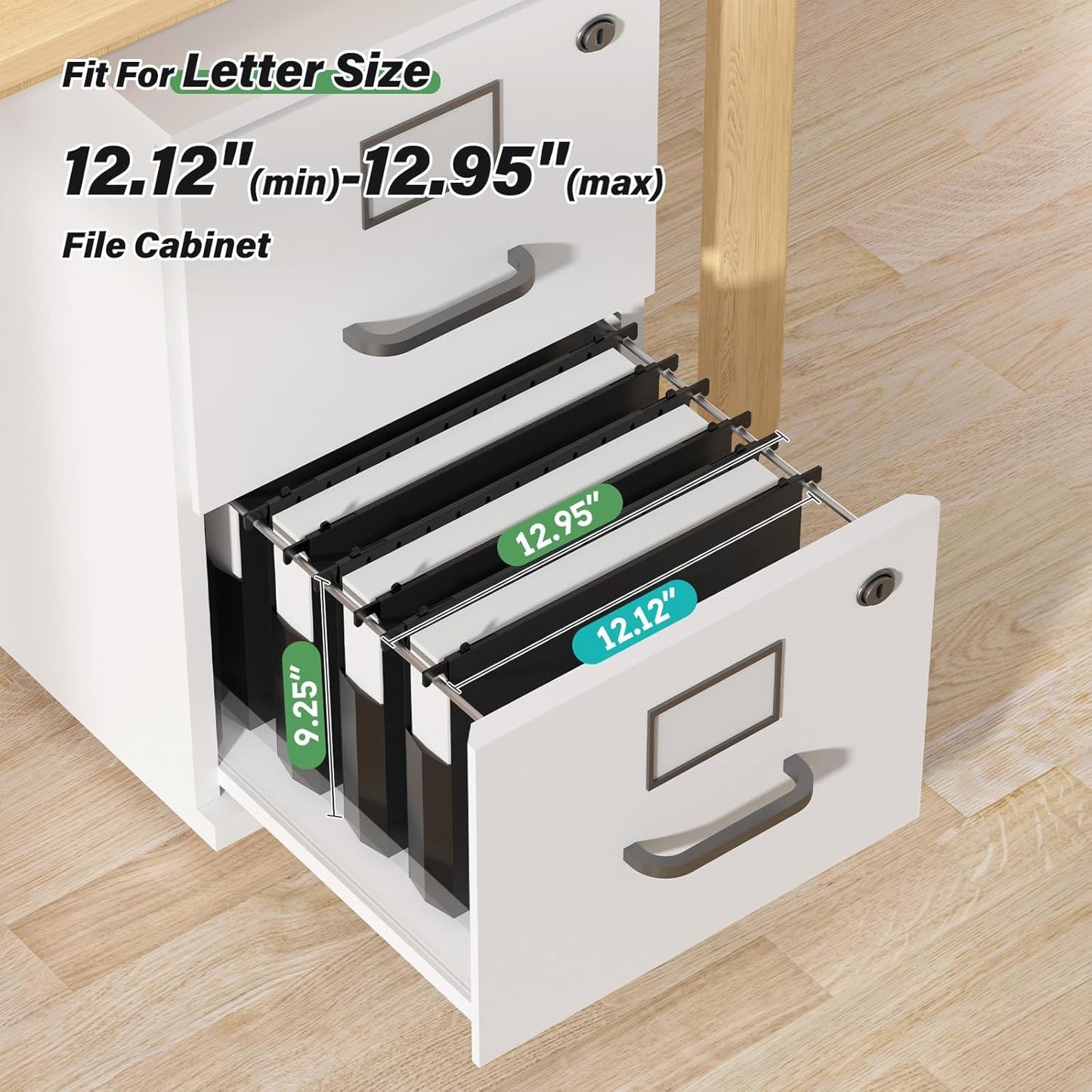 Plastic Hanging File Folders Letter Size,Heavy Duty 2" Expandable File Folder with Tabs,6 Pack Reinforced Expanding Hang Folder,File Cabinet Folders,Extra Capacity,Hanging Organizer for Home Office