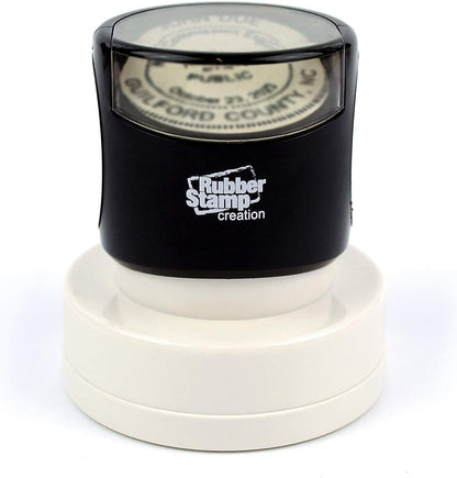 MaxMark Round Notary Pre-Inked Stamp for State of Pennsylvania