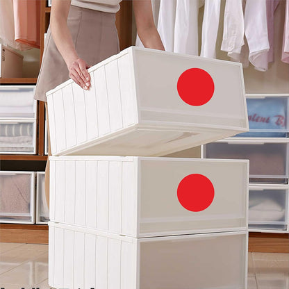 PARLAIM 3 Inch Round Color-Code Dot Stickers, 500 Color Coding Circle Labels per Roll Dispenser Box for Inventory, Red