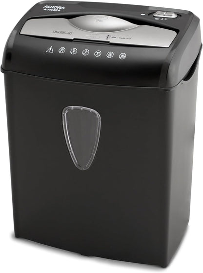 Aurora AU895XA 8-Sheet Professional Cross-Cut Paper and Credit Card Shredder