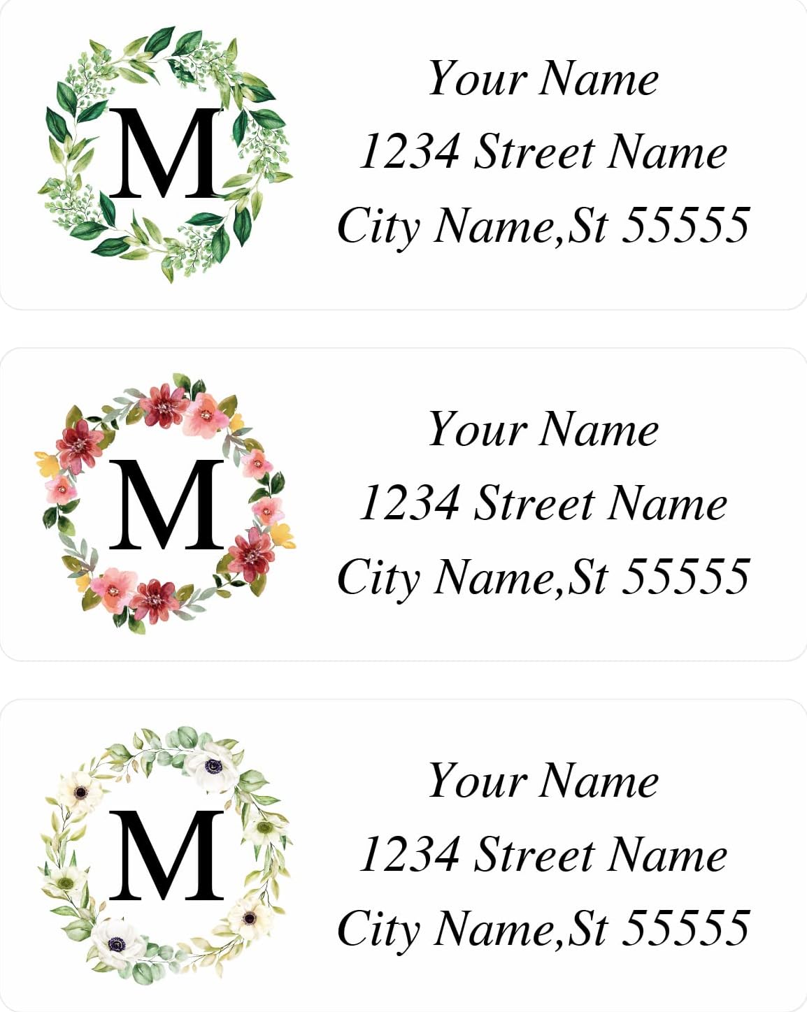 Custom Address Labels - Personalized Address Labels with Strong Adhesion, Can Be Used for Cardboard, Paper, Plastic, Glass, Metal (2.6x1 Inch, Set of 280)