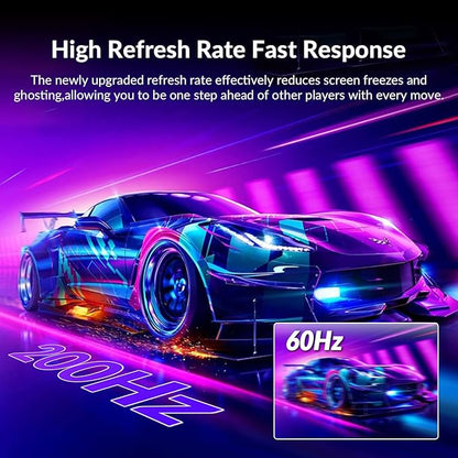 ZZA 24 Inch 200hz/180hz Curved Gaming Monitor, FHD 1080P Frameless Computer Screen, AMD FreeSync, Low Motion Blur, Eye Care for Home Office & PS5, DisplayPort & HDMI, VESA Mount - Black