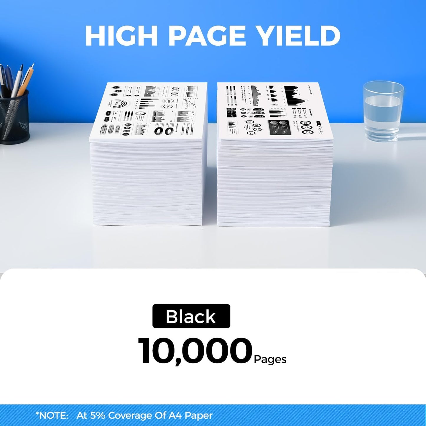 KingKJ B2375 High Yield Black Toner Cartridge 1-Pack Replacement for Dell C7D6F NWYPG C7D6 8PTH4 593-BBBI 593-BBBJ Toner Compatible for Dell B2375 B2375dnf B2375dfw Laser Printer Ink All-in-One Copier