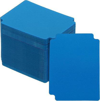 PATIKIL Trading Card Dividers, 100 Pcs Index Card Football Card Sorter Storage Boxes Organizer Tray Accessories for Sports Game Baseball Card, Light Blue
