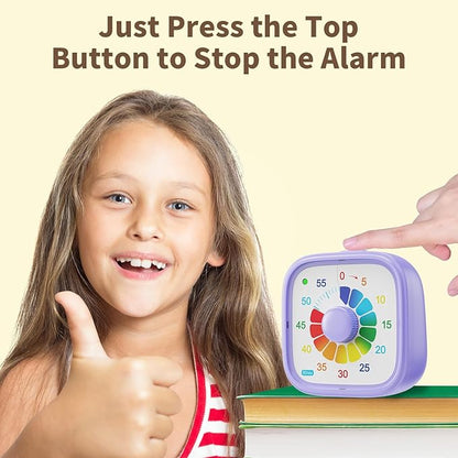 Potty Training Timer- Replace Potty Watch for Toddler Girls Boys, 60-Minute Countdown Viaul Timer with Ring Vibration Reminder for Kids Cultivate The Sense of Time Get to Know Time