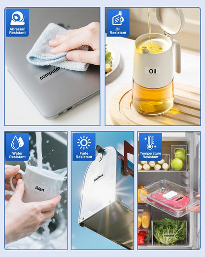 Tze151 24mm 0.94" Laminated Clear Tape Compatible for Brother Tze-151 Tz-151 P Touch Tz Tze Label Tape 24mm 1" Black on Clear for PTD600 PTD610BT PTP710BT PTP750W PTE550W Label Maker, 4-Pack