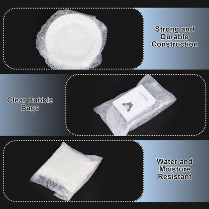 5 Pack Extra Large Bubble Pouches 18 * 22 Inch Clear Bubble Pouch Wrap Bags for Packing Shockproof Cushioning Wrap Bag for Shipping Moving Fragile Dishes China Plates Painting Fragile Items