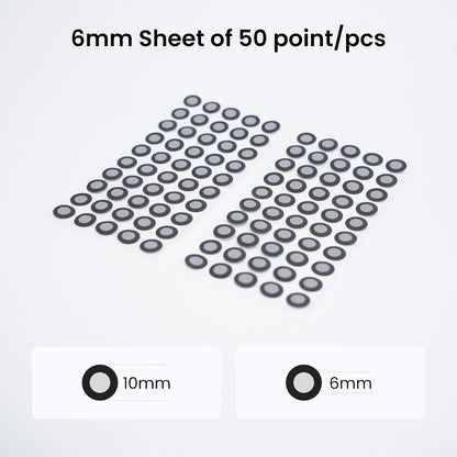 Revopoint 6.0 mm 3D Scanning Markers for 3D Scanners, 3D Tracking Dots, Reference Point Stickers, Diffuse Markers (1000 Points)