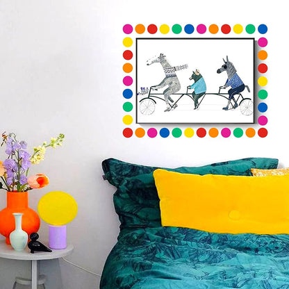 SHYGO® 1“ Pink Circle Dot Stickers Color Coding Labels, 1000PCS 2 Rolls