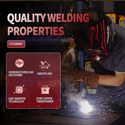 Plasma Cutter Welder Combo Gas MIG/Gasless MIG/Lift TIG/Stick/CUT 5 in 1 Aluminum Welding Machine with 110V/220V Dual Voltage Multi Process Welder