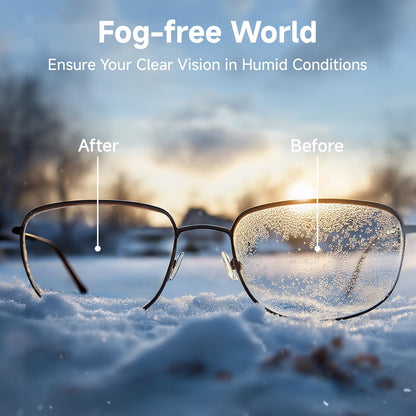 Anti Fog Lens Wipes for Eyeglasses, [150 Pre-Moistened Individually Wrapped Wipes] [Non-Scratching & Non-Streaking] Cleaner Wipes for Glasses, Sunglass